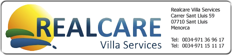 Realcare property management and villa services Menorca