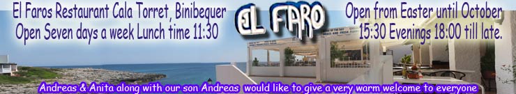 El Faros Binibequer Menorca