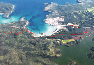 Es Grau from the air.